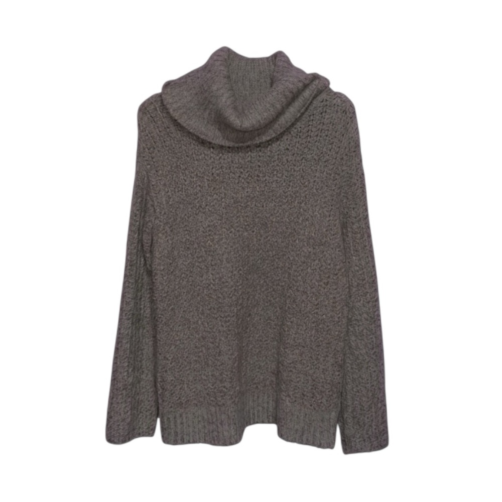 Maeve Anthropologie Taupe Cowl Neck Fuzzy Sweater Women’s‎ Small Oversized